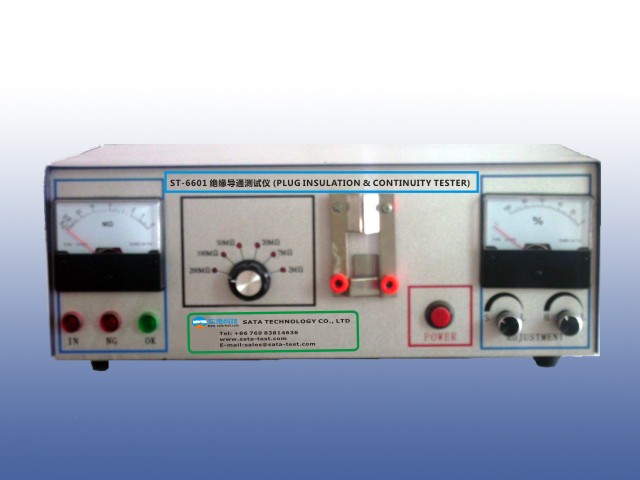 ST-6601 Insulation Resistance and Conductor Continuity Tester
